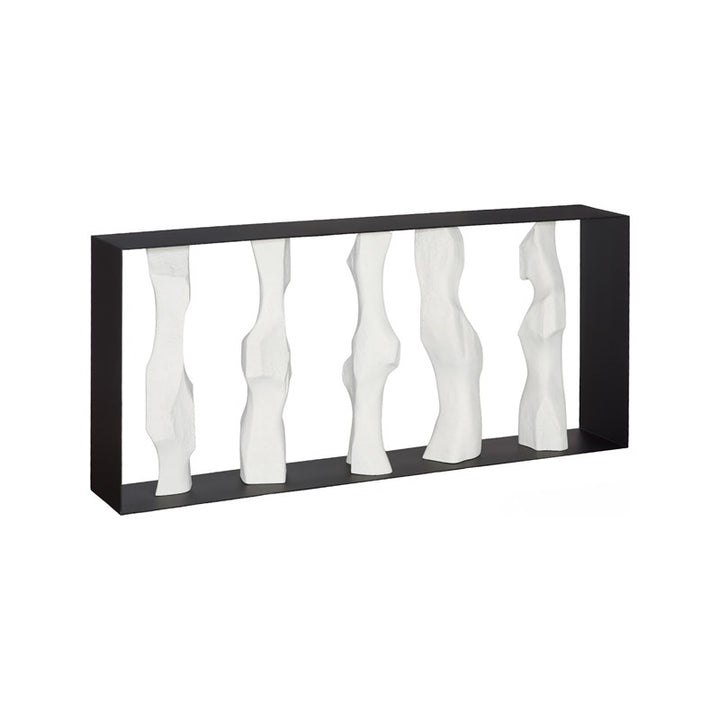 Cast Women Metal Framed Console
