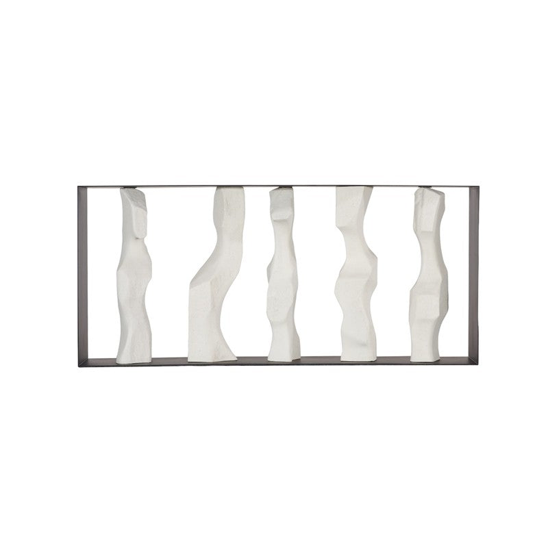 Cast Women Metal Framed Console