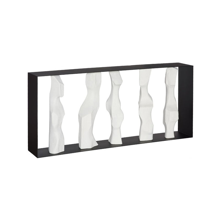 Cast Women Metal Framed Console