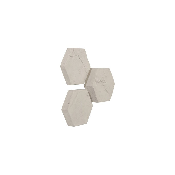Hexagon Wall Tiles, Set of 3