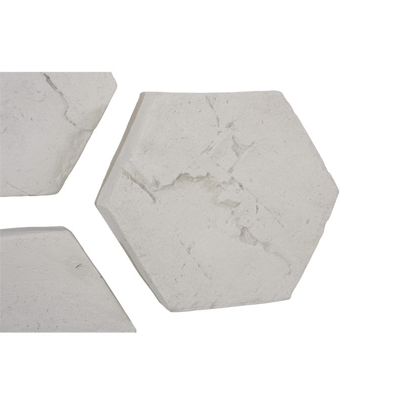 Hexagon Wall Tiles, Set of 3