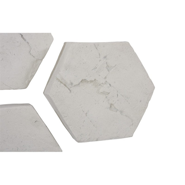 Hexagon Wall Tiles, Set of 3