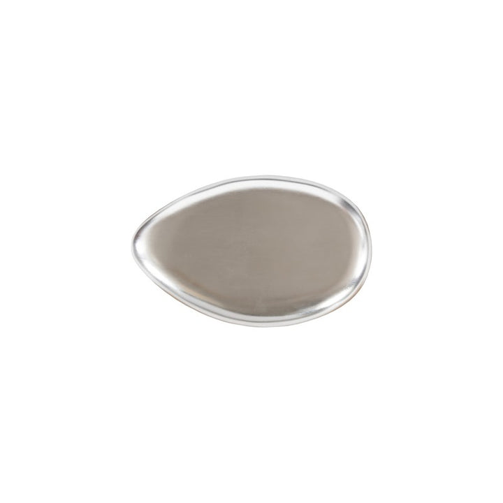 River Stone Coffee Table, Silver Leaf, Small