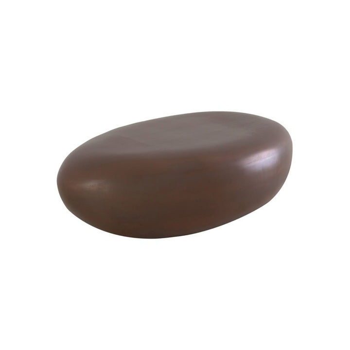River Stone Coffee Table, Bronze, Small