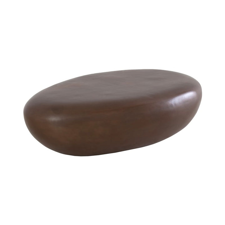 River Stone Coffee Table, Bronze, Large