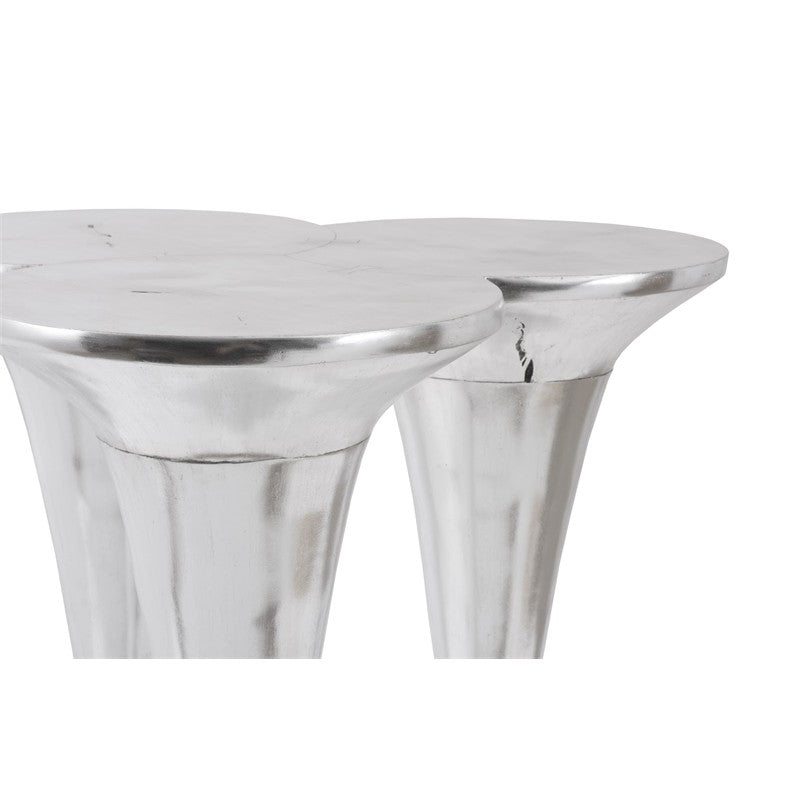 Marley Silver Bar Table