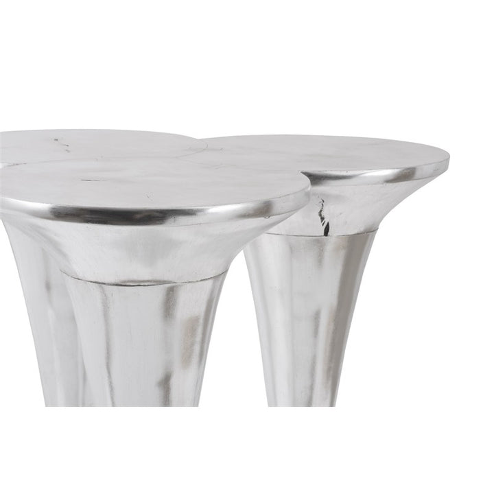 Marley Silver Bar Table