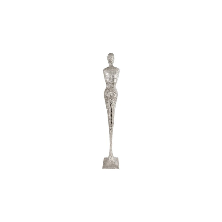 Tall Chiseled Female Sculpture