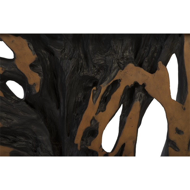 Cast Root Metal Framed Console Table