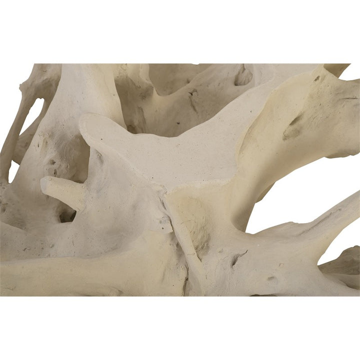 Cast Root Coffee Table, White Stone