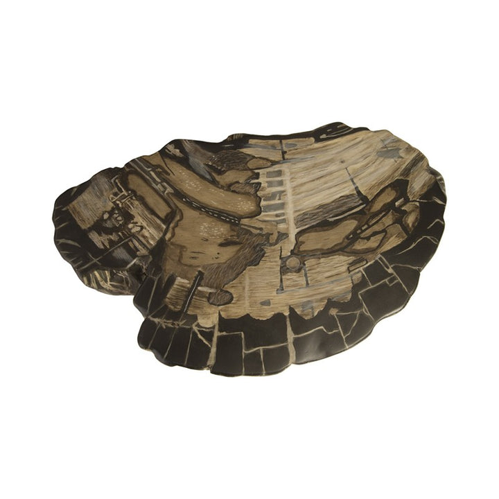 Cast Petrified Wood Stool