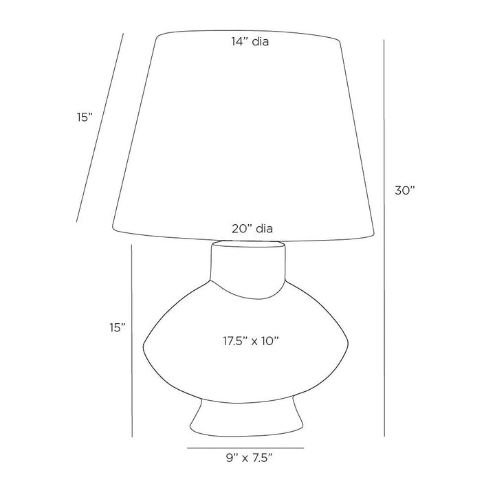 Ginn One Light Table Lamp