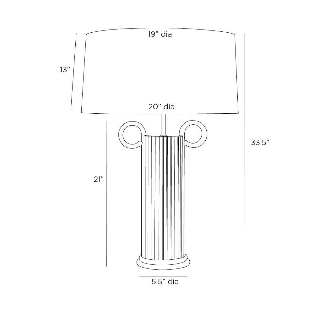 Eros One Light Table Lamp