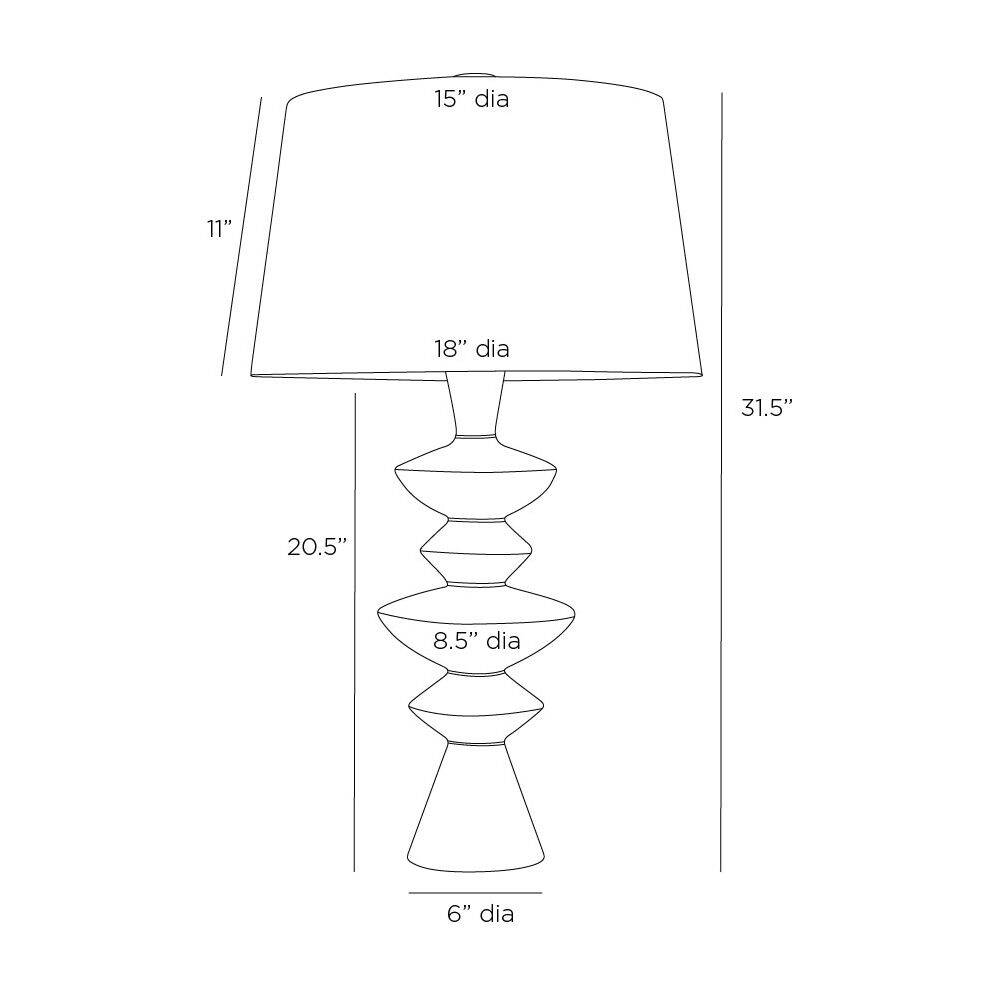 Jillian One Light Table Lamp