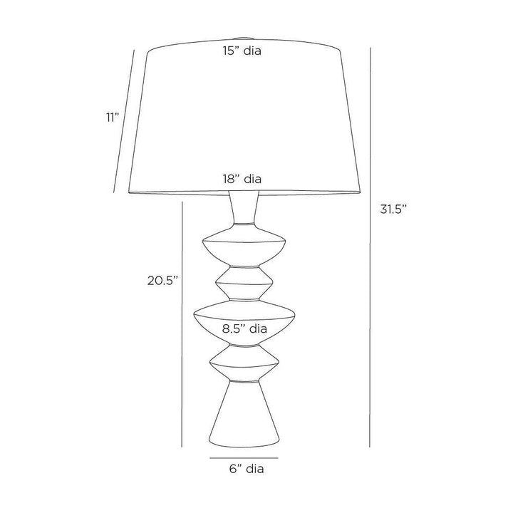 Jillian One Light Table Lamp