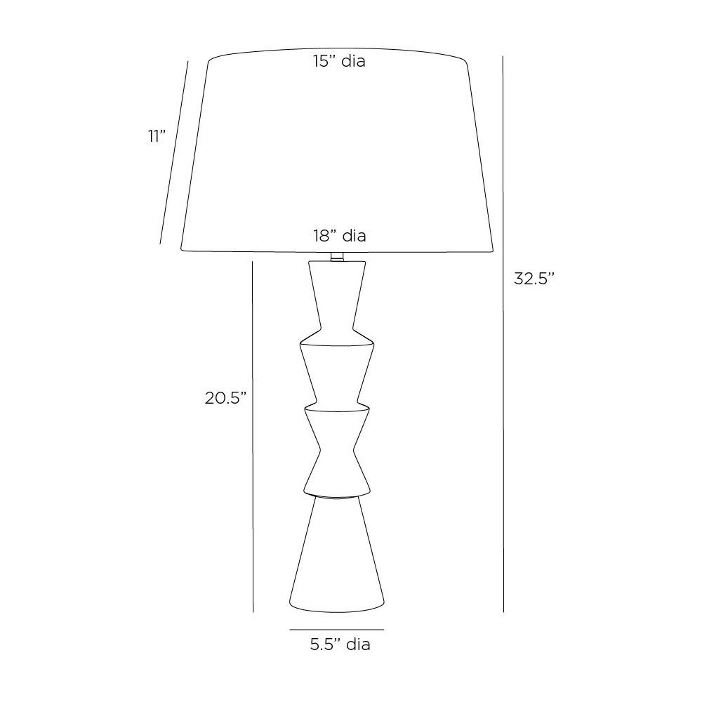 Chloe One Light Table Lamp