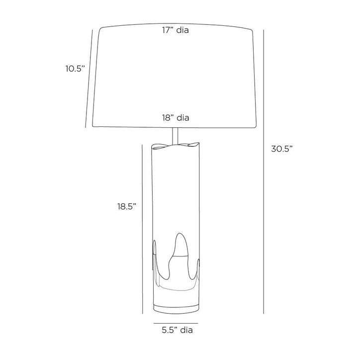 Equinox One Light Table Lamp