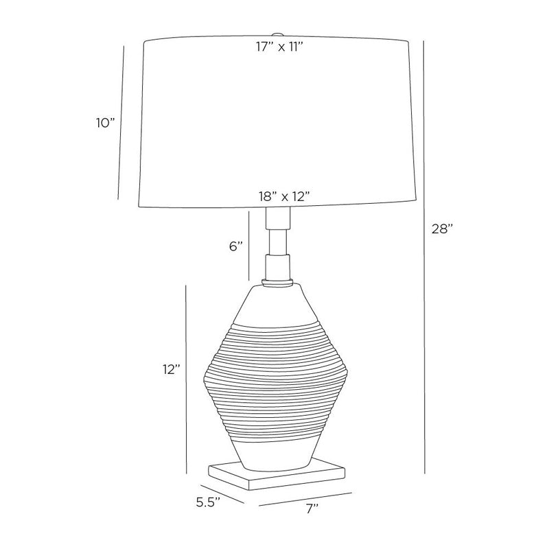 Estrada One Light Table Lamp