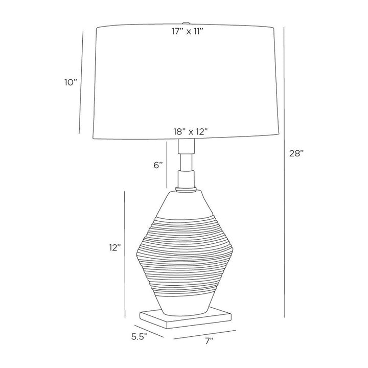 Estrada One Light Table Lamp