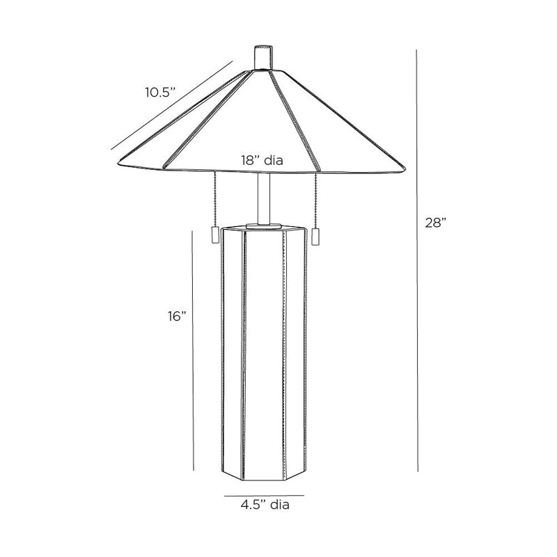 Cantrell Two Light Table Lamp
