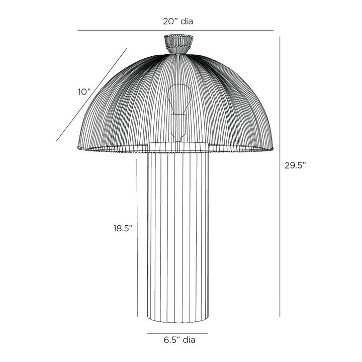 Como One Light Table Lamp