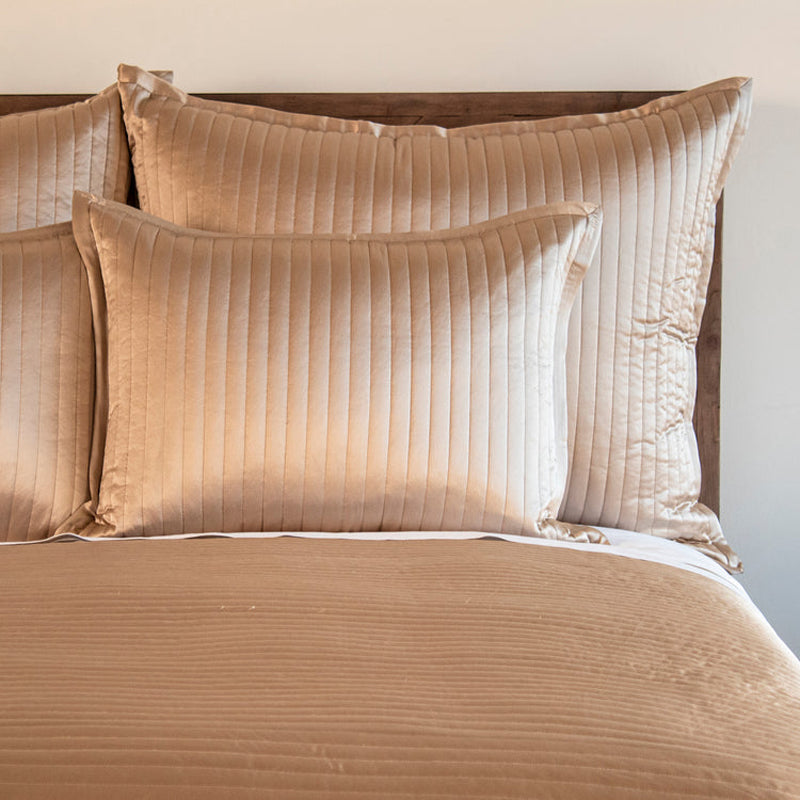 Charmeuse Channel Pumice 20X14 Pillow