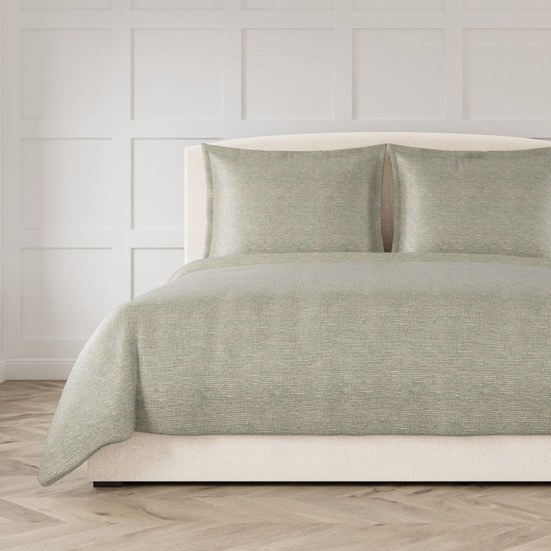 Screen Aqua/Gold 22X22 Pillow