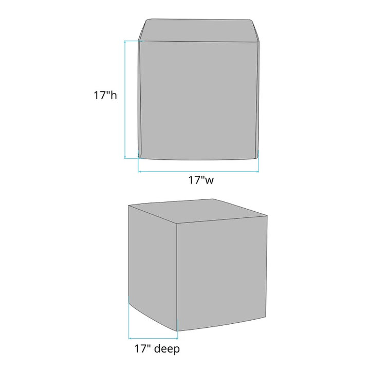 The Seascape Block & CylinderOttoman