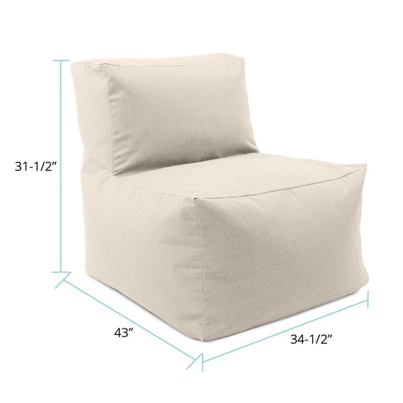 The Driftwood PoufOutdoor Pouf Chair