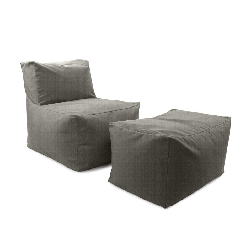 The Driftwood PoufOutdoor Pouf Bench