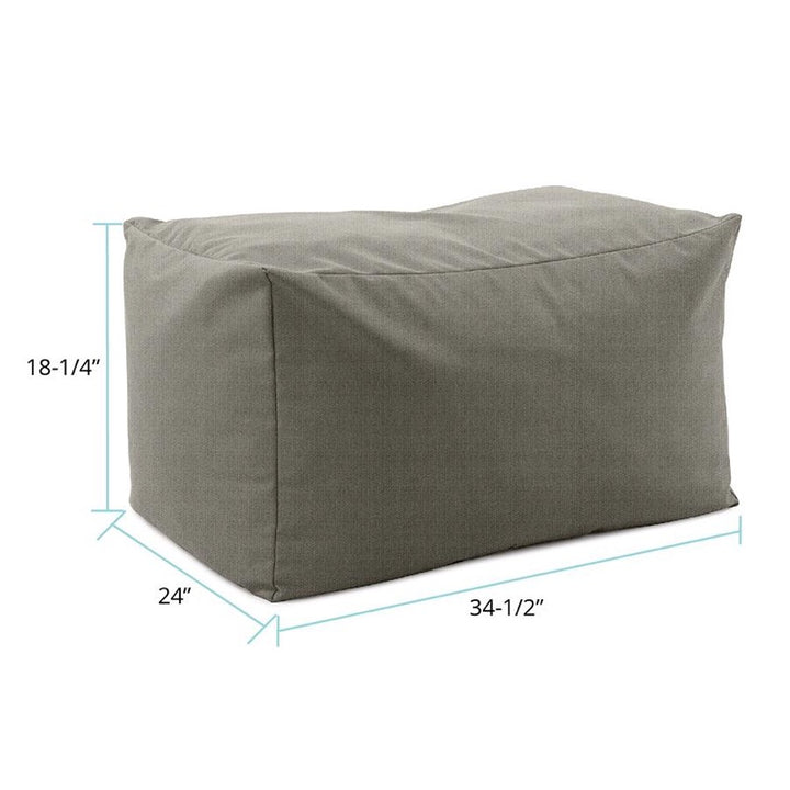 The Driftwood PoufOutdoor Pouf Bench