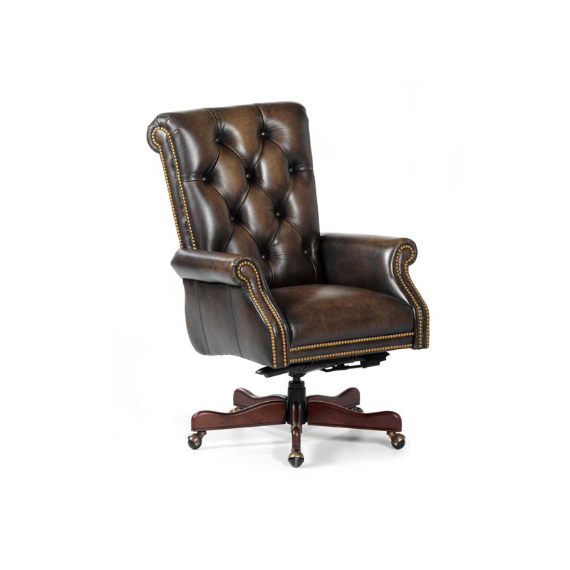 Kramer Swivel Tilt Chair Wipeoff Caramel