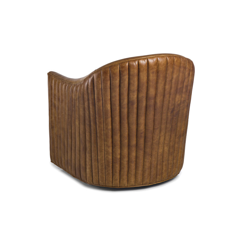 Callie Swivel Chair Thunder Chestnut