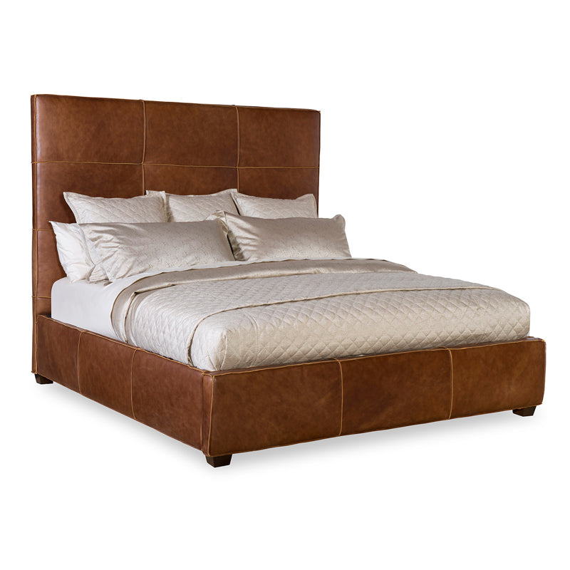 Quintin King Bed Brizo Hazelnut