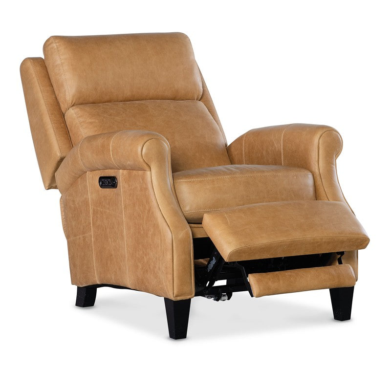 RC - Hurley Power Recliner With Power Headrest - Light Brown