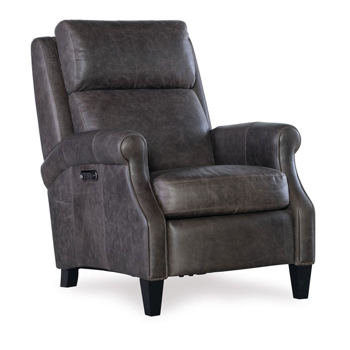 RC - Hurley Power Recliner With Power Headrest - Dark Gray
