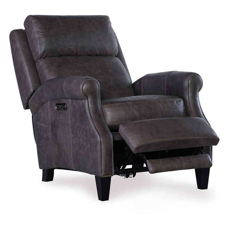 RC - Hurley Power Recliner With Power Headrest - Dark Gray