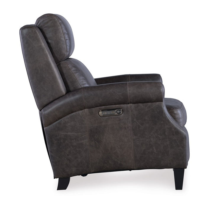 RC - Hurley Power Recliner With Power Headrest - Dark Gray