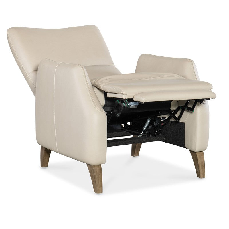 RC - Rumero Press Back Recliner - White