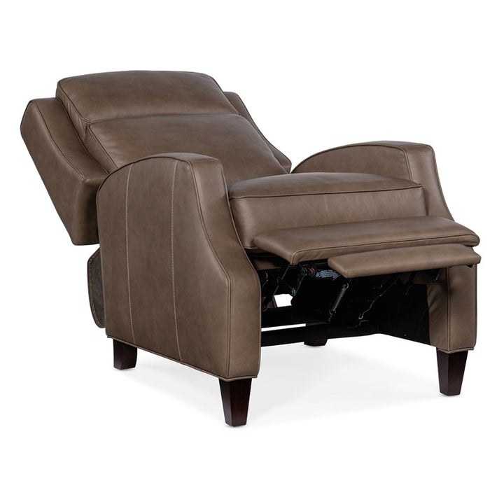 RC - Tricia Manual Push Back Recliner - Dark Brown