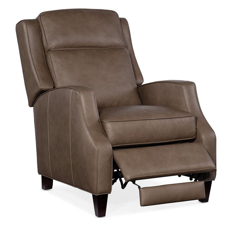 RC - Tricia Manual Push Back Recliner - Dark Brown