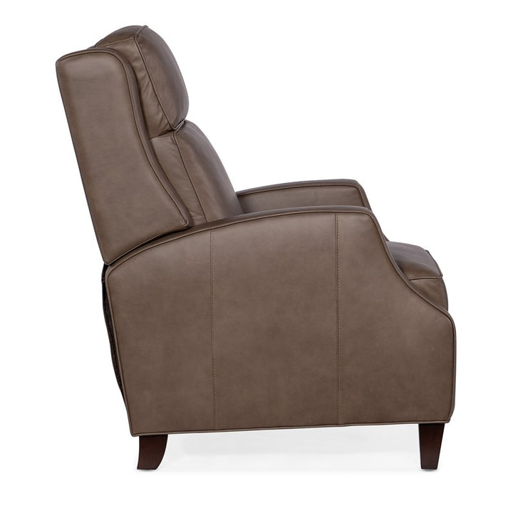 RC - Tricia Manual Push Back Recliner - Dark Brown