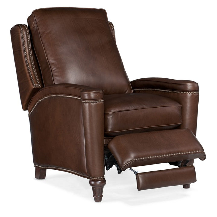 RC - Rylea Manual Push Back Recliner - Dark Brown