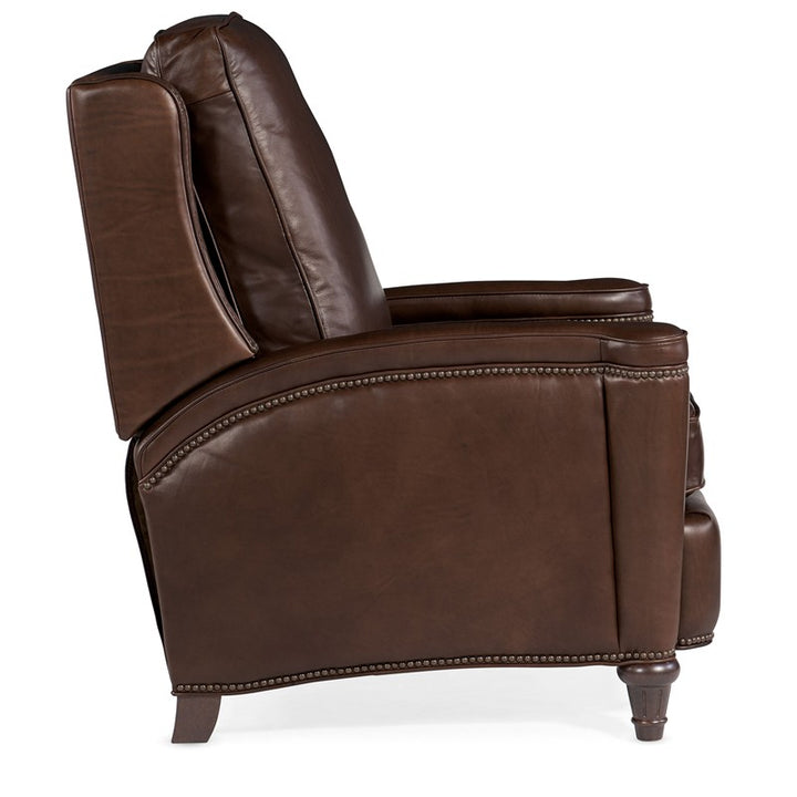 RC - Rylea Manual Push Back Recliner - Dark Brown
