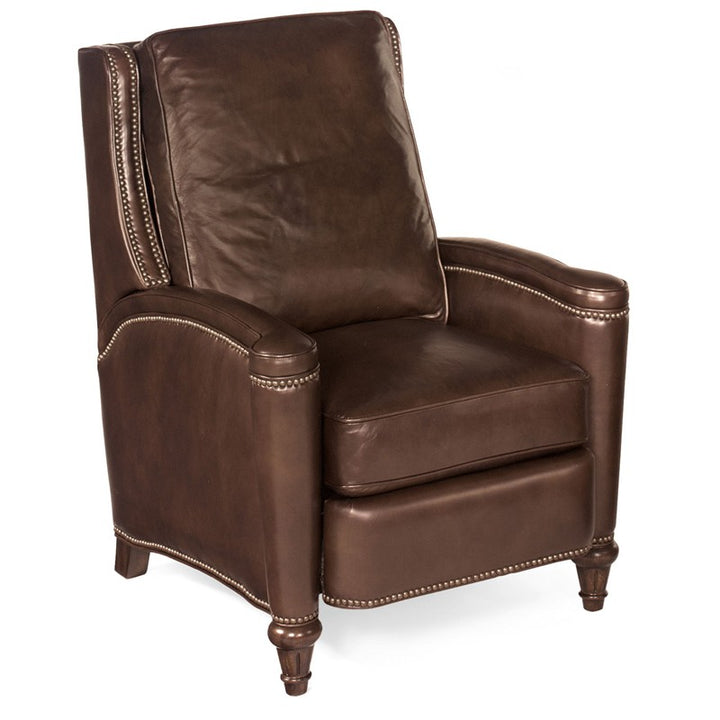 RC - Rylea Manual Push Back Recliner - Dark Brown