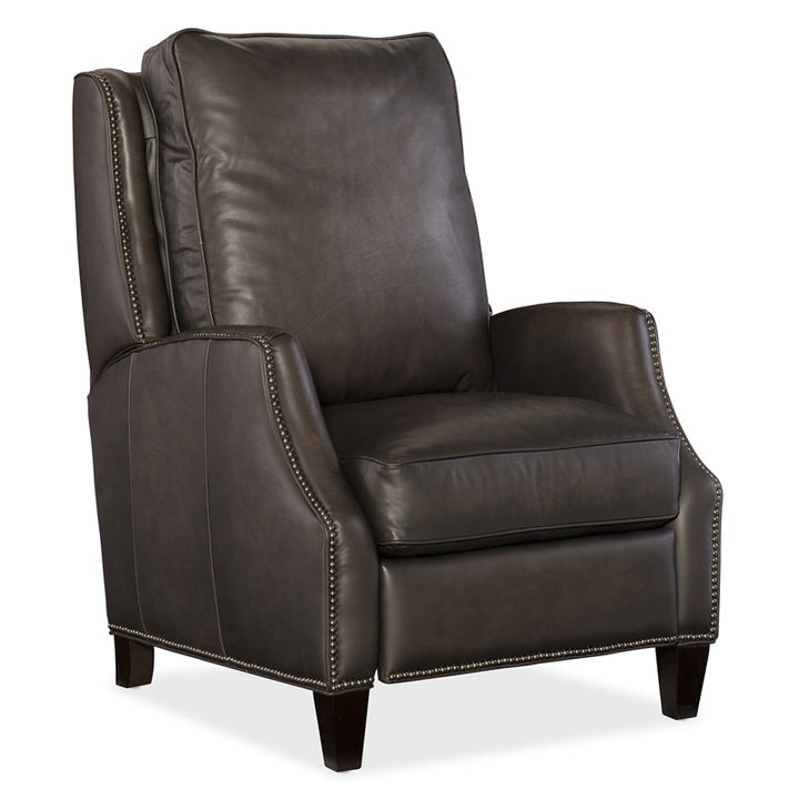 RC - Kerley Manual Push Back Recliner - Dark Gray
