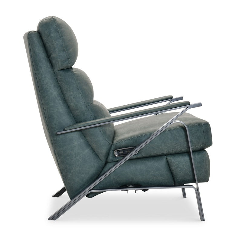 Elixir - Power Recliner With Power Headrest - Blue
