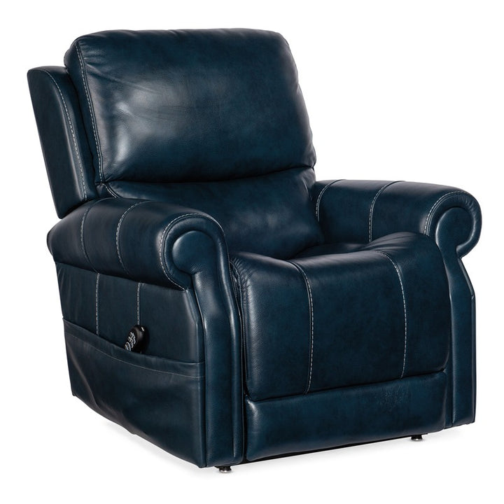 RC - Eisley Power Recliner With Power Headrest, Lumbar And Lift - Blue