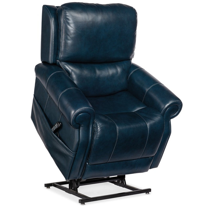 RC - Eisley Power Recliner With Power Headrest, Lumbar And Lift - Blue