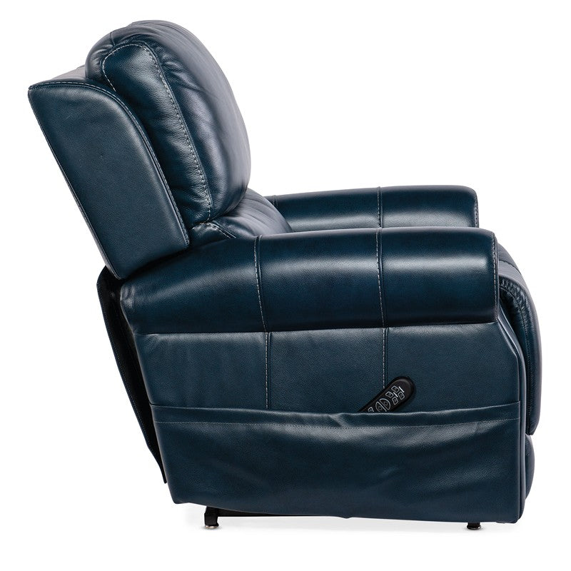 RC - Eisley Power Recliner With Power Headrest, Lumbar And Lift - Blue